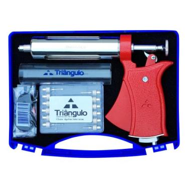 Imagem de Seringa vet. aut. 50ml completa ( maleta / cabo colorido ) - TRIANGULO