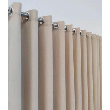 Imagem de Cortina Linho E Blackout Para Bastão 6,00x2,50 - Salvatex Confecções, 