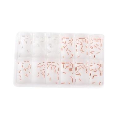 Imagem de NATEFEMIN 240 peças sobressalentes de movimento dos pés com mostrador de relógio de cobre, Prata