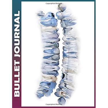 Imagem de Bullet Journal: Dentist Pan X Ray Teeth Watercolor Art Dot Grid Paper, Invest few minutes daily to Physical, Mental and Emotional Health Planner, ... Ruled 110 Pages Undated, Quotes on Every P