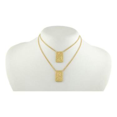 Imagem de Escapulário Masculino Ouro 18k 750 Tradicional Gg 60 Cm - JOIE JOIAS F