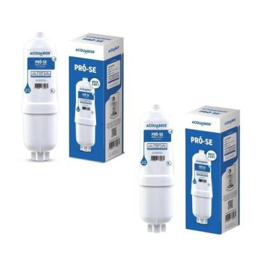 Imagem de Kit 2 Refil Filtro para Purificador de Água 2x1 Acquabios Pro-SE 1005-