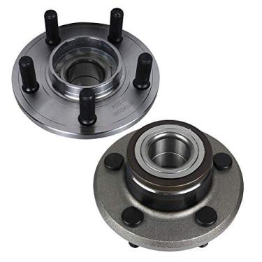 Imagem de Autoround Conjunto de cubo e rolamento da roda dianteira 513224 adequado para Dodge Charger RWD 2006-2014, 2008-14 Challenge, 2005-08 Magnum, 05-14 Chrysler 300 5-Lug [pacote com 2/par]