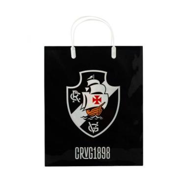 Imagem de  Sacola De Presentes Escudo Time 33x9x27cm - Vasco - Mileno