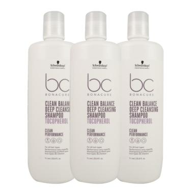 Imagem de Schwarzkopf Clean Balance Kit 3 Shampoo 1L