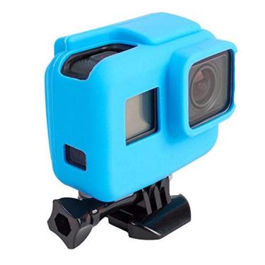 Imagem de Capa Protetora Em Silicone Para Câmeras GoPro Hero 5, 6, 7 Black -Azul