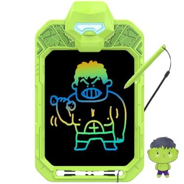 Imagem de BUKEBU Tabuleta LCD para escrita, quadro de rabisco, 25 cm, bloco de desenho colorido, mesa de desenho eletrônico, blocos de desenho, presentes de viagem para crianças de 3, 4, 5, 6, 7, 8 anos