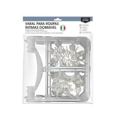 Imagem de Varal Roupas Íntimas Dobrável - Alumínio (28 prendedores) | Premium Home (Ref. 496)