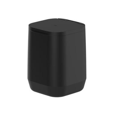 Imagem de LIXEIRA DE PISO/PAREDE AURA 6L PRETO FECHADO