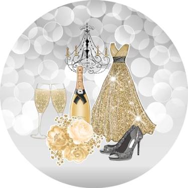 Imagem de Painel Festa Redondo C/Elástico 1,50m Ano Novo (ANV009)