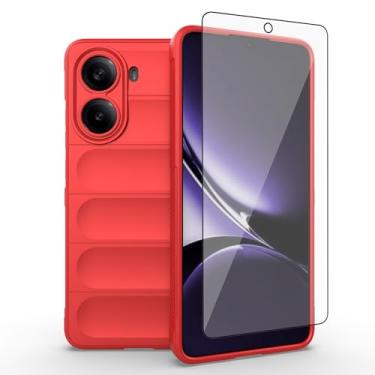 Imagem de Asuwish Capa de telefone para Poco X7 Pro com protetor de tela de vidro temperado e TPU macio fino à prova de choque capa protetora de silicone acessórios Redme 7X mulheres homens meninas meninos