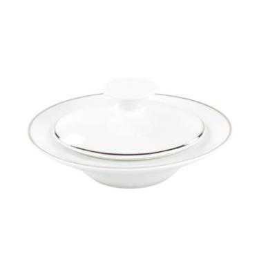 Imagem de Mantegueira Redonda Porcelana Schmidt - Dec. Filetado Prata Itamaraty 