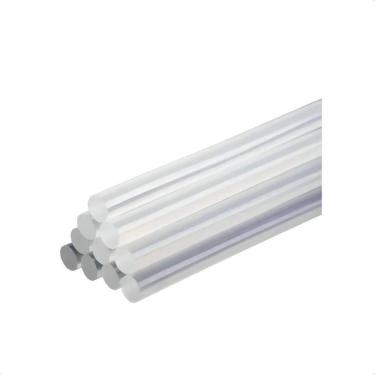 Imagem de Kit Bastão De Cola Quente 15 Unidade Fina Branco 11Mm X 30Cm
