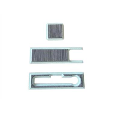 Imagem de Next Level Inc | Almofadas Turtlebox Seadek | Serve apenas para o modelo Ranger | Padrão escovado, sem design | Suporte adesivo | Acessórios para alto-falante Turtlebox | Cinza tempestade/verde espuma