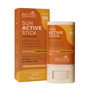 Imagem de Protetor Solar Bastão Antimanchas Incolor Fps 99 17g Uva33 Eccos