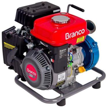 Imagem de Motobomba Centrífuga Gasolina 2x2 Polegadas 3CV Partida Manual Branco
