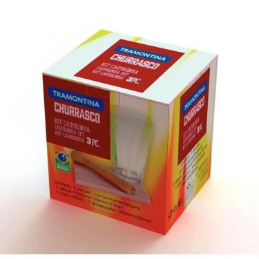 Imagem de Kit Caipirinha Tramontina 3 Peças Em Madeira Mista