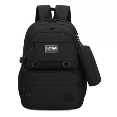 Imagem de Mochila Reforçada Escolar Juvenil Adulto Feminina Alça Ajustável de Co