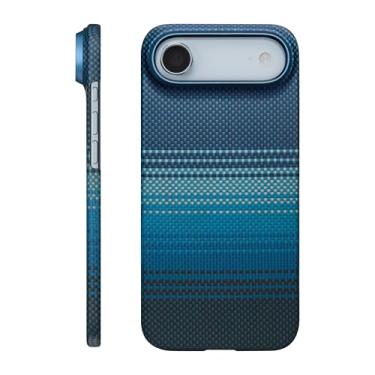 Imagem de pitaka Capa para iPhone Air de 6,5 polegadas, compatível com MagSafe, capa ultrafina com sensação de toque sem capa, tecido de fibra de aramida 1500D, nascer da lua