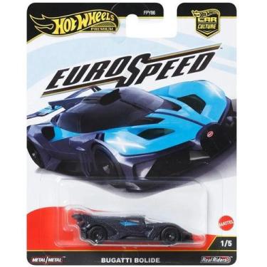 Imagem de Carro HOT Wheels Culture Euro Speed 1/5 Bugati Bolide Mattel FPY86
