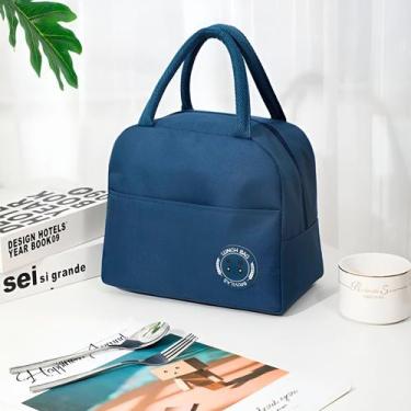 Imagem de Bolsa Lancheira Térmica 4l Azul para Marmita e Viagem - marca