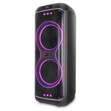 Imagem de Caixa de Som Bluetooth Goldentec Evoke 2001 - Portátil - 2000W - Iluminação LED - TWS - 68242