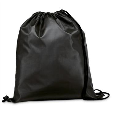 Imagem de Mochila Saco Academia Esportiva Gym Bag Fitness Unissex Cordão Preto