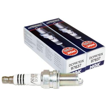 Imagem de NGK Iridium IX DCPR7EIX Velas de ignição compatíveis com Harley Davidson Twin Cam 1999-2016 (par)