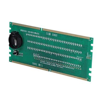 Imagem de Cryfokt Cartão de Teste de Placa-mãe DDR2/DDR3 Com Luzes Indicadoras LED, Ferramenta Essencial para Reparar Desktops, Adequado para Iniciantes e Profissionais, Design Leve