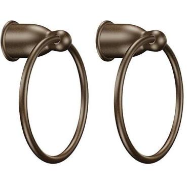 Imagem de Anel de toalha de mão Moen Mason YB8086OWB Old World Bronze, pacote co