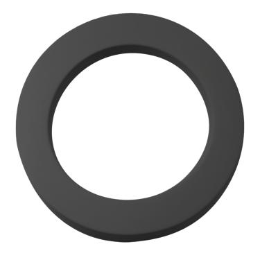 Imagem de DZBQ 271106 Junta de vidro de visão compatível com válvulas multiportas Pentair HiFlow de montagem superior e lateral para piscina e spa, serve para válvulas multiportas HiFlow de seis vias para