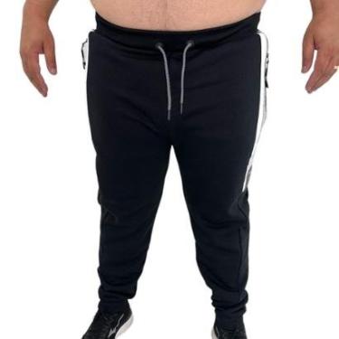 Imagem de Calça Moletom Masculina Gangster Moda Plus Size Tamanho Gran-Masculino