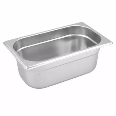 Imagem de Kit Com 3 Cubas Gn Inox Gastronômica 1 Por 3 X 150 Rechaud Buffet - Ar
