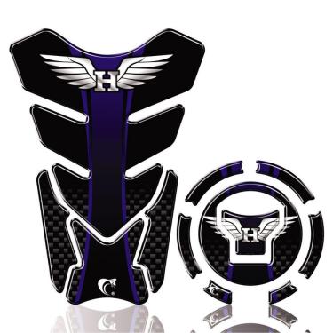 Imagem de Protetor Tanque Adesivo Moto Honda Ano Acima 2018 Azul Azul