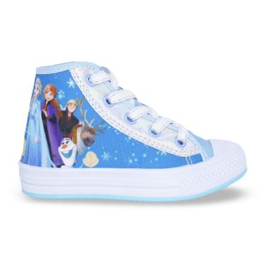 Imagem de Tênis Disney Frozen Cano Alto Infantil