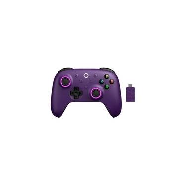 Imagem de Controle Wireless 8BitDo Ultimate 2, Efeito Hall, 2.4G, com Dock, p/ PC e Android, Roxo - 81HE03