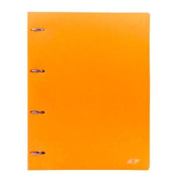 Imagem de Fichário Caderno Argolado A4 Acp Sweet Tons Pastéis, Laranja