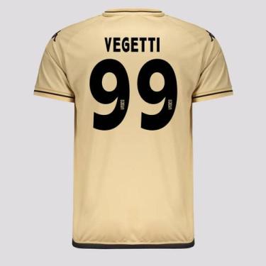 Imagem de Camisa Kappa Vasco Supporter Shore Dourada 99 Vegetti, M