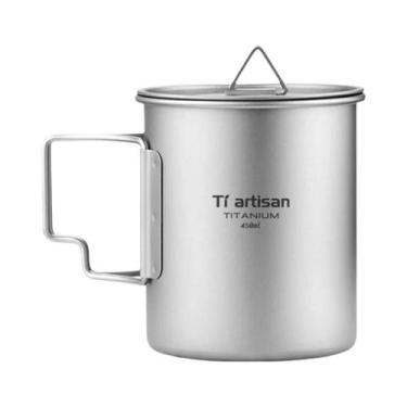 Imagem de Copo De Chá E Café Portátil De Titânio Leve E Dobrável Para Camping, C