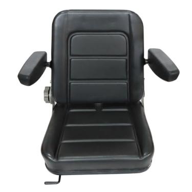 Imagem de GXARTS Assento de trator universal para cortador de grama com apoio de braço serve para Kubota ZD18, ZD21, ZD25F, ZD28 Escavadeira Skid Loader Retroescavadeira Dozer Telescópica Empilhadeira