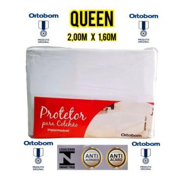 Imagem de capa protetora para colchão impermeável ortobom queen