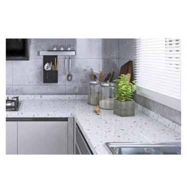 Imagem de Papel De Parede Adesivo De AlumíNio Para Cozinha – à Prova De áGua E Resistente A óLeos, Adequado Para ArmáRios E Paredes(G2-58/67,15M*60CM)