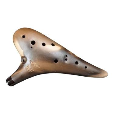 Imagem de ocarinas Ocarinas 12 furos alto F Af profissional para iniciantes fumados 12 furos auto-estudo desempenho piccolo