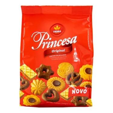 Imagem de Biscoito Doce Princesa de Chocolate Vieira 200g