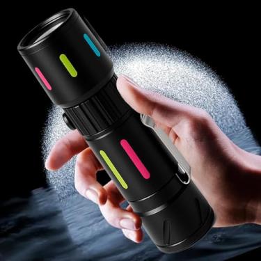 Imagem de Mini Lanterna LED Recarregável Tática Potente Iluminação Camping, Emergência e Mais, Recarregável Via USB