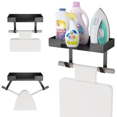 Imagem de Suporte de parede para tábua de passar roupa, suporte de parede para tábua de passar roupa para tábua de passar a ferro T&Y, suporte de ferro em forma de T & Y para decoração de lavanderia e