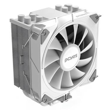 Imagem de Cooler para Processador Gamdias Pcyes Frost Pulse - Intel / AMD - 120mm - Branco - PEFPWG-Unissex