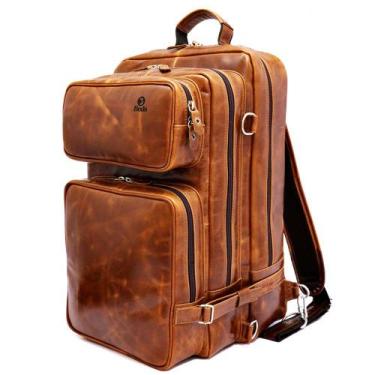 Imagem de Mochila de Couro Top Platinum Grande.