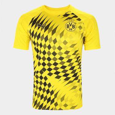 Imagem de Camisa Borussia Dortmund Pré-jogo 24/25 Puma Masculina-Masculino