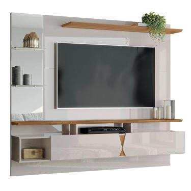 Imagem de Painel Para Tv De Até 55 2 Portas Illume Off White-damasco